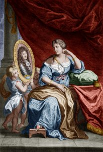 Francoise de Rochechouart de Mortemart marquess of Montespan (1641-1707), said Athenais, mistress of French king Louis XIV by Unbekannter Künstler