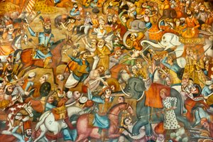 Battle of Nadir Shah in the Battle of Karnal, 1739