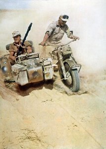 German Soldiers (Afrikakorps) during the Libya Campaign