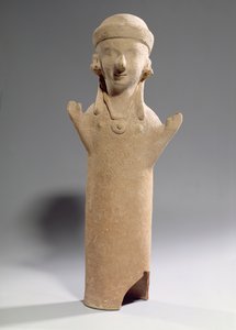 Goddess or Worshipper with Raised Arms, Figurine, c.550 BC