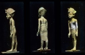 Gold Statuette by Unbekannter Künstler