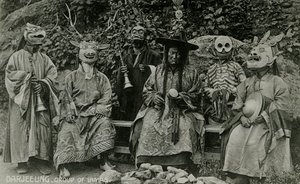 Group of Lamas, Darjeeling by Unbekannter Künstler
