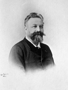 Half-length portrait of the French musician Edouard Colonne