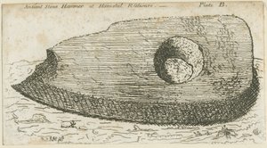 Hamstall Ridware - Archaeological find: etching by Unbekannt