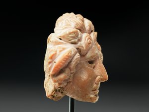 Head of Medusa, from Bactria or Gandhara, 2nd-1st century BC