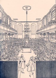 House of Commons in London by Unbekannter Künstler