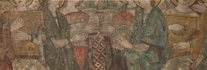 Interior. North Crossing. Altar of the Mural Paintings. Original from the Main Chapel. Wall Paintings. (Detail) End 14th Century by Unbekannt