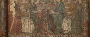 Interior. North Crossing. Altar of the Mural Paintings. Original from the Main Chapel. Wall Paintings. (Detail) End 14th Century by Unbekannt