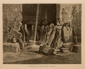 Internal View of Apet Temple in Karnak, Egypt - Illustration from the Atlas of Egypt