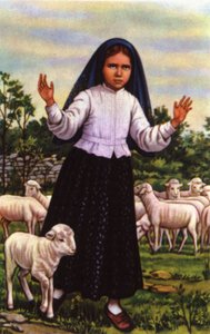 Jacinta, who saw the Virgin Mary in Fatima in 1917 by Unbekannter Künstler