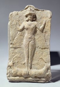 Jar Decorated with Symbolic Motifs Surrounding the Goddess Ishtar, Babylonian, c.1700 BC