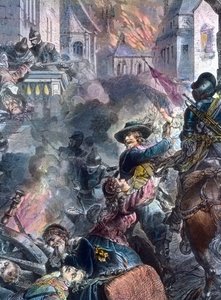 Johann Tserclaes Fighting at the City of Magdeburg