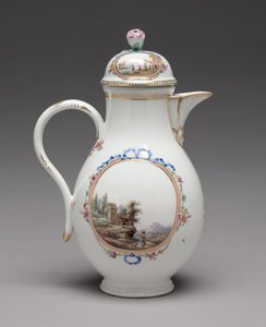 Jug with Cover, Made by Meissen Porcelain Factory, 1774-1814 by Unbekannt