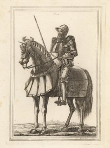 King Edward III Depicted as an Armed Knight on Horseback by Unbekannt