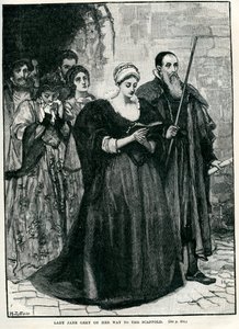 Lady Jane Grey en Route to Her Execution