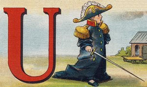 Letter U: Uniform (Engraving in "Alphabet de ma petite fille")