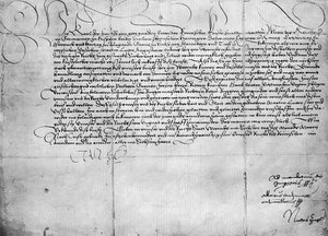 Letter from Charles V to Martin Luther