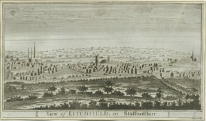 Lichfield - South West View by Unbekannt
