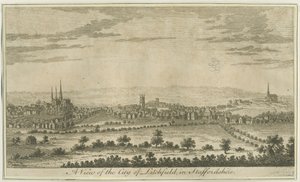 Lichfield - South West View by Unbekannt