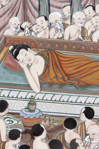Life of Buddha: After 45 Years of Teaching the Dharma, the Buddha Passed into Parinirvana, Seoul, South Korea by Unbekannt