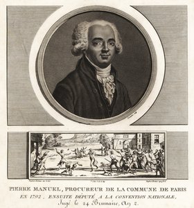 Louis Pierre Manuel, Writer, Procurer to the Commune of Paris, Guillotined 1793