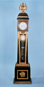 Louis XVI Ebony Veneered Equation Long-Case Clock, by Ferdinand Berthoud, Paris, Late 18th Century by Unbekannt
