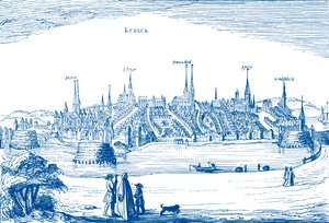 Lübeck and Its Harbour by Unbekannter Künstler