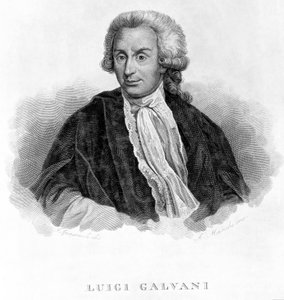Luigi Galvani, Italian physiologist, c 1770s by Unbekannt