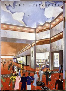 Main street on Liner "Atlantique"