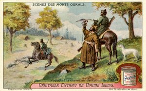 Mansi People Hunting with Falcons