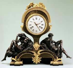 Mantel clock with figures of Day and Night, by Jean Andre Lepaute (1720-88), Paris by Unbekannt