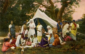 Medical tent in India