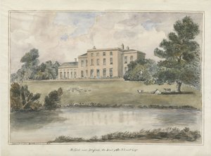 Milford House: watercolour painting, 1848