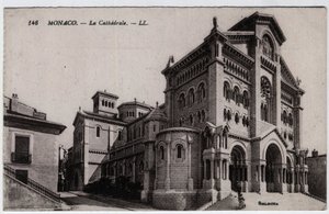 Monaco: Exterior View of the Cathedrale Notre Dame Immaculee by William M. Timlin
