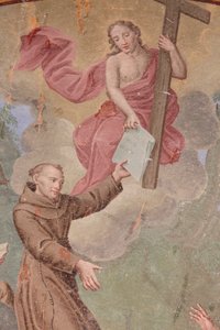 18th-Century Fresco Depicting the Life of St Francis of Assisi