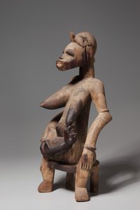 Mother-and-Child Figure, 1800s-1900s