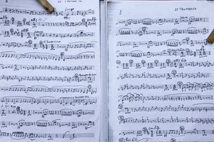 Music score, Montesano, Italy by Unbekannt