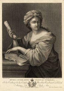 Music Among the Liberal Arts, Engraving by Pietro Savorelli After a Painting by Giovanni Francesco Romanelli by Unbekannter Künstler
