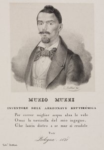 Muzio Muzzi, Italian balloonist by Unbekannt