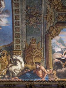 Mythological figures. Painted decor by Francois Perrier by Unbekannt