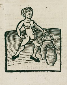 Naked Man with Pots