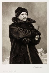 Nils Adolf Erik Nordenskjold, Swedish Geologist and Arctic Explorer, c 1880s by Unbekannt