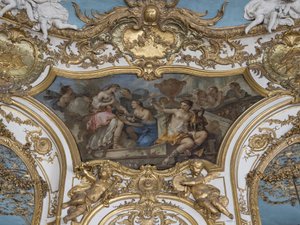 Nymphs Offering Flowers to Psyche on the Threshold of the Palace of Love by Unbekannt