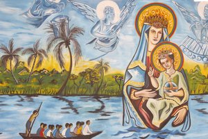 Our Lady of Togo Fresco by Unbekannt