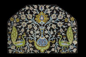Peacock panel. Iran, Isfahan (?)