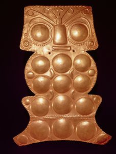 Pectoral found in the river Sinu, pre-colombian