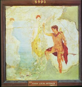 Perseus Freeing Andromeda, from the House of the Five Skeletons, Pompeii, c.30 AD by Unbekannt