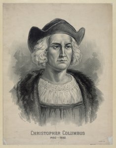 Portrait of Christopher Columbus (1451 - 1506), c.1892 (lithograph) by Unbekannt