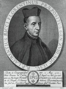 Portrait of Lorenzo Ricci, Italian Jesuit and 18th Superior General of Society of Jesus