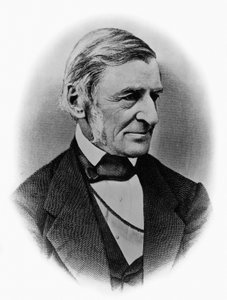 Portrait of Ralph Waldo Emerson, American philosopher, poet, writer, essayist, and founder of Transcendentalist movement